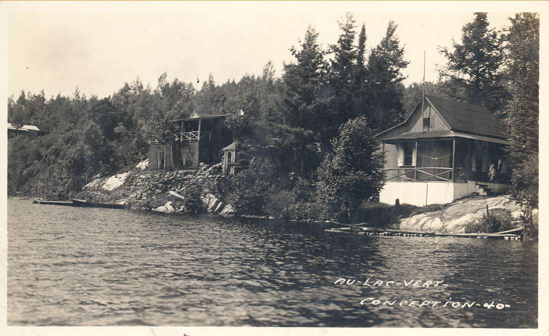Vues du Lac - 1942 chalets Leroux et L�ger